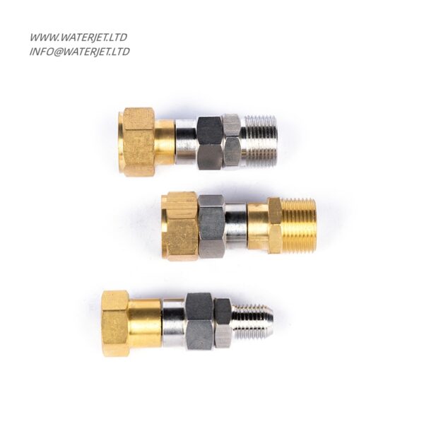 Sets Pressure Washer Swivel, 3/8 Inch Stainless Steel Npt Pressure Washer Gun Swivel - Image 2